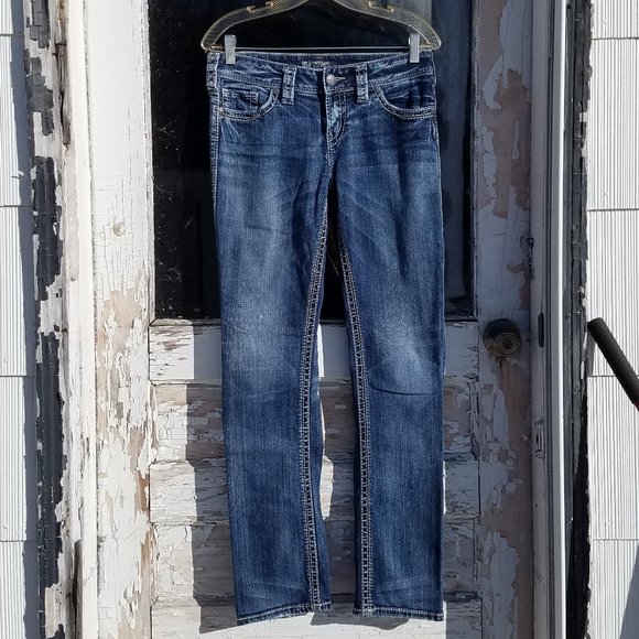 Silver Suki Straight Leg Stretch Jeans - 29/32 - Picture 10 of 15
